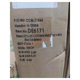 Metal Wall Clock W/ Bird