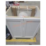 24" Vanity Cabinet with Top,Damaged