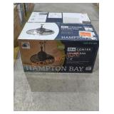 Hampton Bay 20" Ceiling Fan, Matte Black