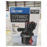 Everbilt 1/3HP Utility Sink Pump