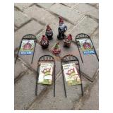 Box Of Gnomes And Flags