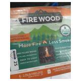 (3) Green Mountain Fire Wood Pack of 8 Logs