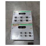 (2)Defiant Hall and Closet Levers 6PK