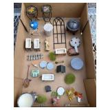 Box Of Fairy Garden Items