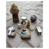 Box Of Fairy Garden Items