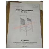 Chita Teak Oak Finish Bar Chairs