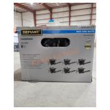 Defiant Matte Black Bed & Bath Levers