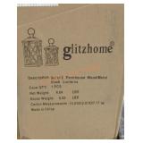 Glitzhome Farmhouse Wood/Metal Black Lanterns