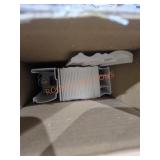 (2) 36.5 x 64" White Faux Wood Blinds