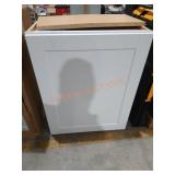 24" White Wall Cabinet