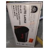 Architectural Mailbox Black Steel Mailbox