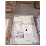 2 Glacier Bay 24" x 30" Beveled Edge Mirrors