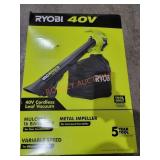 RYOBI 40V Cordless Leaf Vacuum