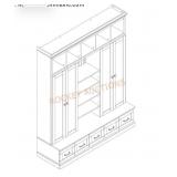 Hall Tree (INCOMPLETE/ONLY INCLUDES BOX 2)