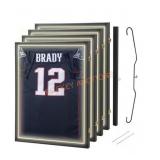 Black 24" x 32" Jersey Frame LED Display Case