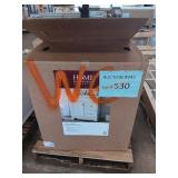 Home decorator 30in vanity with damage top, home