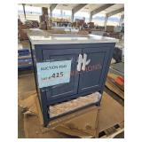 30" Bathroom Vanity (top & sink cracked)