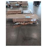 60in x 36in black shower Base, 8ft counter top