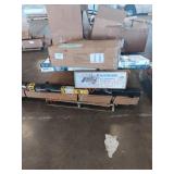 6ft step ladder, steel single sink, sliding door