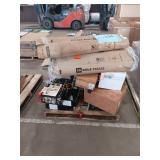 Heat guns, assorted glove, fabric rap for