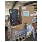 18" Vanity, 30" Wall Cabinets, Planters, Snow