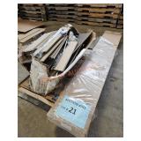 42x84" Barn Door, Light Panel, Closet Kit