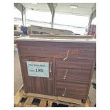 36" Bathroom Vanity (broken leg)