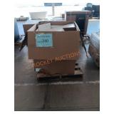 Damage white Lazy Susan