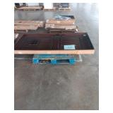 36in brown solid left hand door