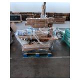 20 lb Propain tank, doorknob, ice melt, workshop