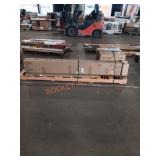 Queen size bed frame with 2 end table