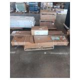 Indoor ceiling fan, coffer table, molding