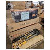 Dewalt Sawhorses, Crib, 30" Sink, Desk, Flooring