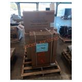 Medium oak 24in Wall cabinet, 33in medium oak