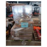 Sofa, chairs,  mirror