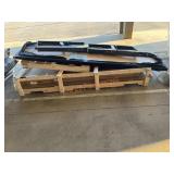 96ï¿½ Butcher block including legs , Glass panes