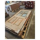 Solid Pine Door with Frame(36x80) 2X THE BID