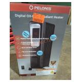 Pelonis Digital Oil Filled Radiant Heater