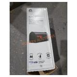 Black Galvanized Steel Post Mount Mailbox