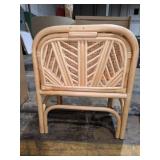 Natural Rattan End Table