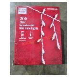 Clear Mini Icicle Lights