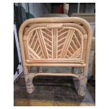 Natural Rattan End Table
