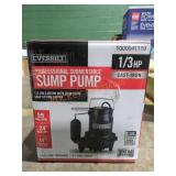 1/3HP Submersible Sump Pump