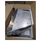 48" Black Wall Mount Range Hood