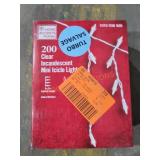 Clear Incandescent Mini Icicle Lights