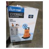 1/4HP 2-In-1 Utility Pump