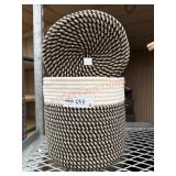 Pair Of Woven Planters