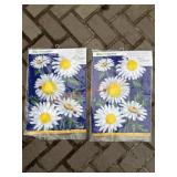 Pair Of Garden Flags