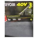RYOBI 40V Leaf Vacuum/Mulcher Kit
