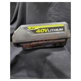 Ryobi 40v Lithium 4Ah Battery